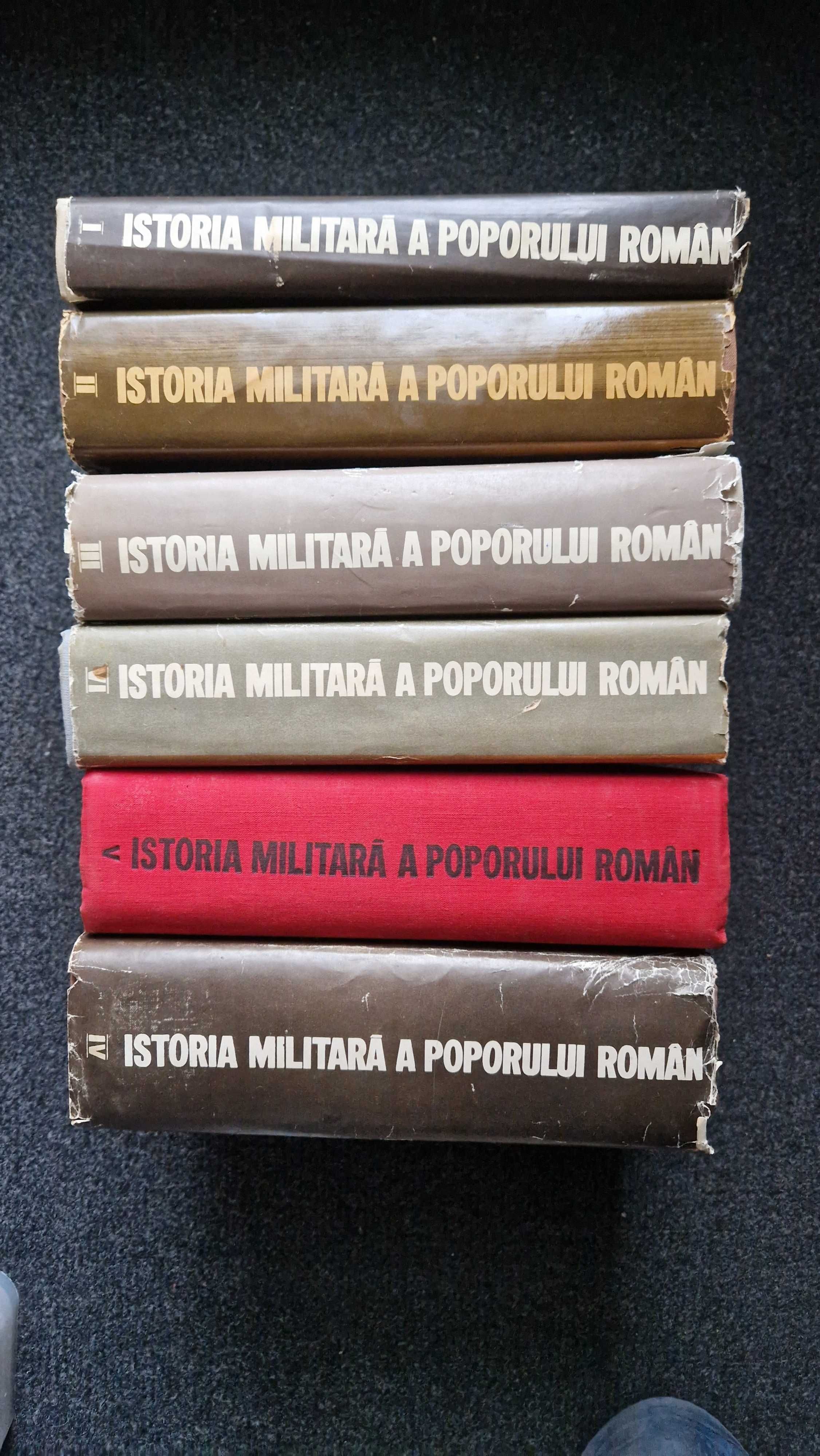 ISTORIA MILITARA a POPORULUI Roman (6 volume - complet)