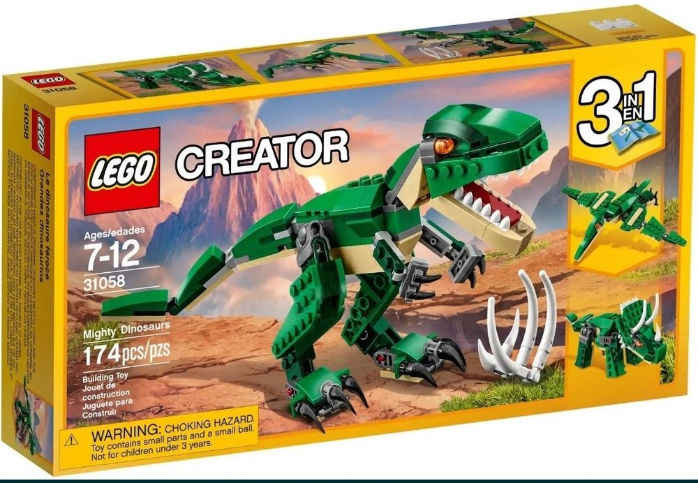 Seturi Lego Creator 3 in 1, 31118, 31141, 31127,31111, 31058 Noi