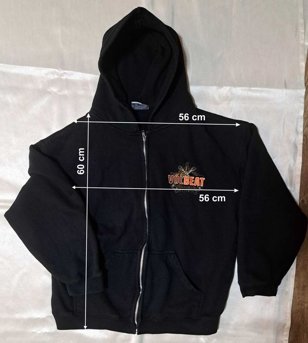 Volbeat Tour 2008 - hanorac cu gluga si fermuar Promodoro