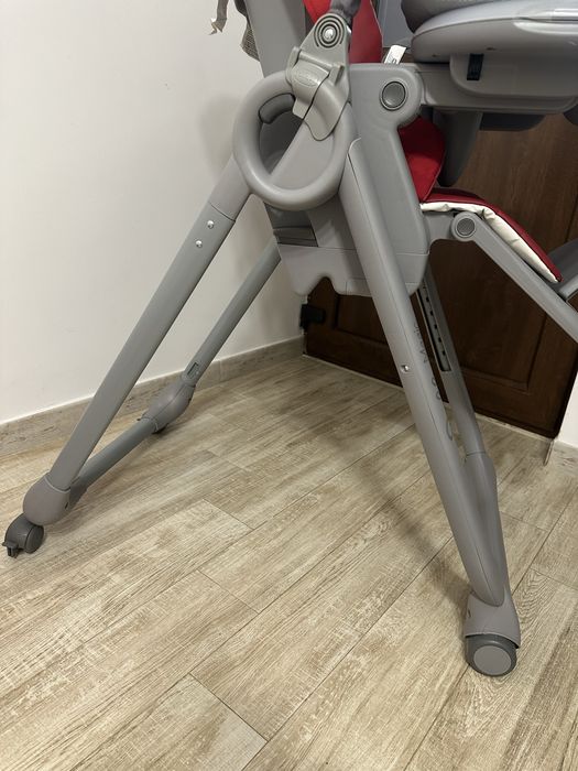 Scaun de masa Chicco Polly Magic Relax, rosu