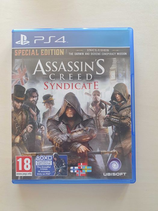Диск с игра Assassin's Creed Syndicate PS4