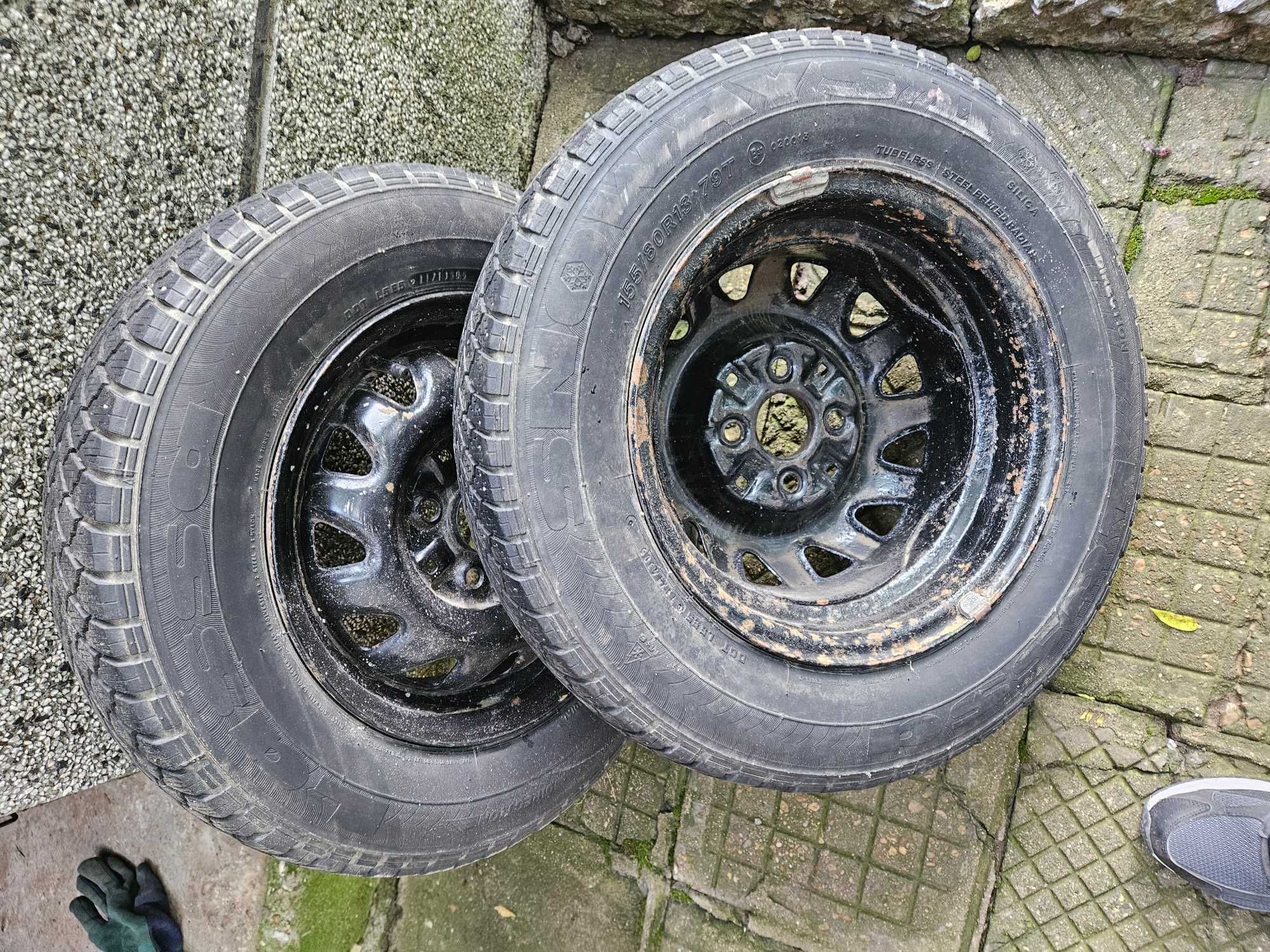 Зимни гуми Lassa Snoways2 с джанти 13 цола 155/80 R13  4х100