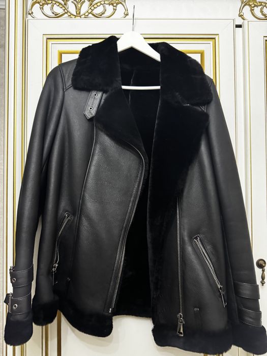 Натуральная дубленка авиатор