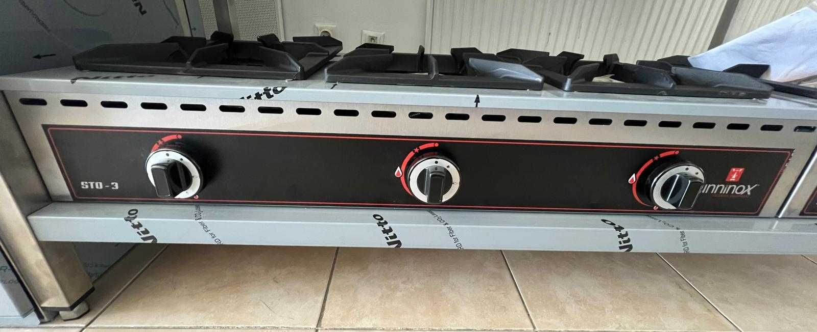 Masina de Gatit pe Gaz 3 Arzatoare 1010 x 510 x 220 mm