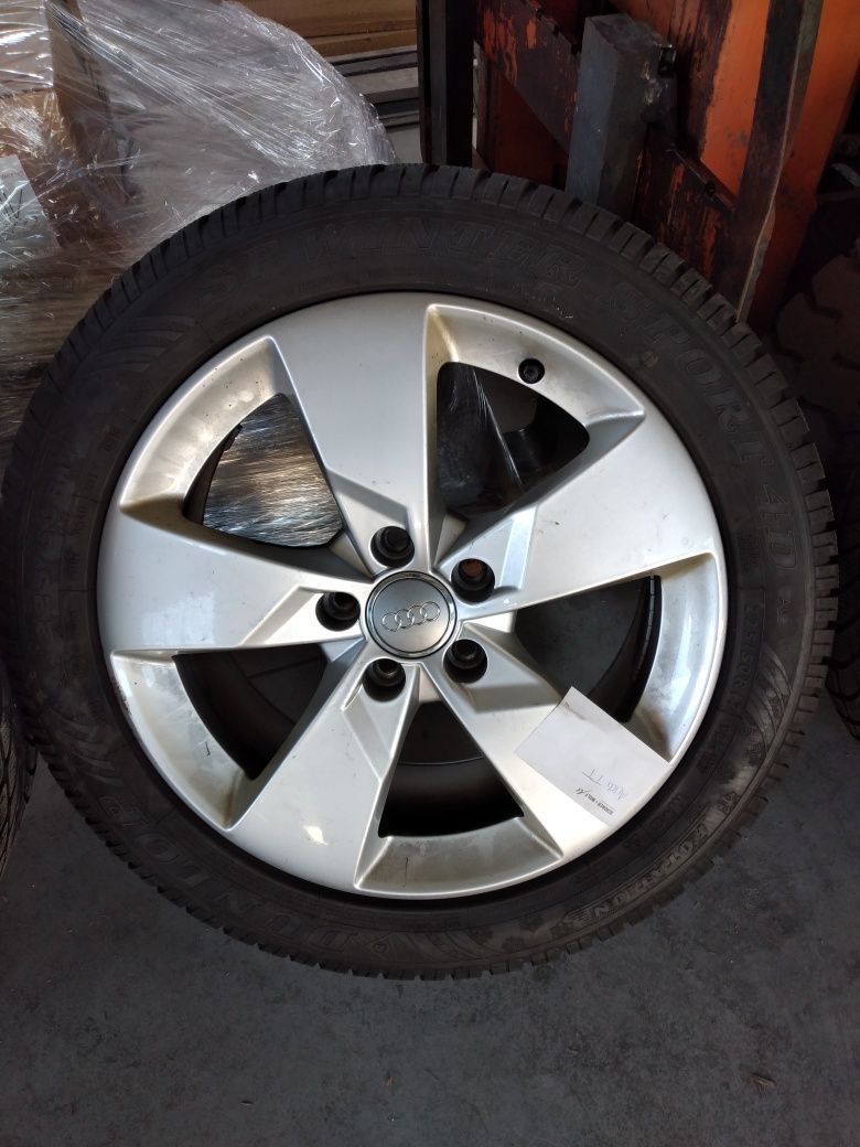 Jante aliaj Audi A6 C6 Q2 TT VAG cu anv iarna 225 50 17 5mm