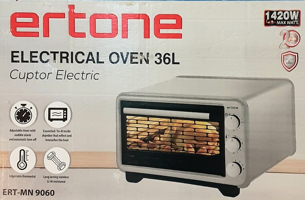 Cuptor electric ERTONE GRI 36 L, 1420 W NOU - 250 Lei