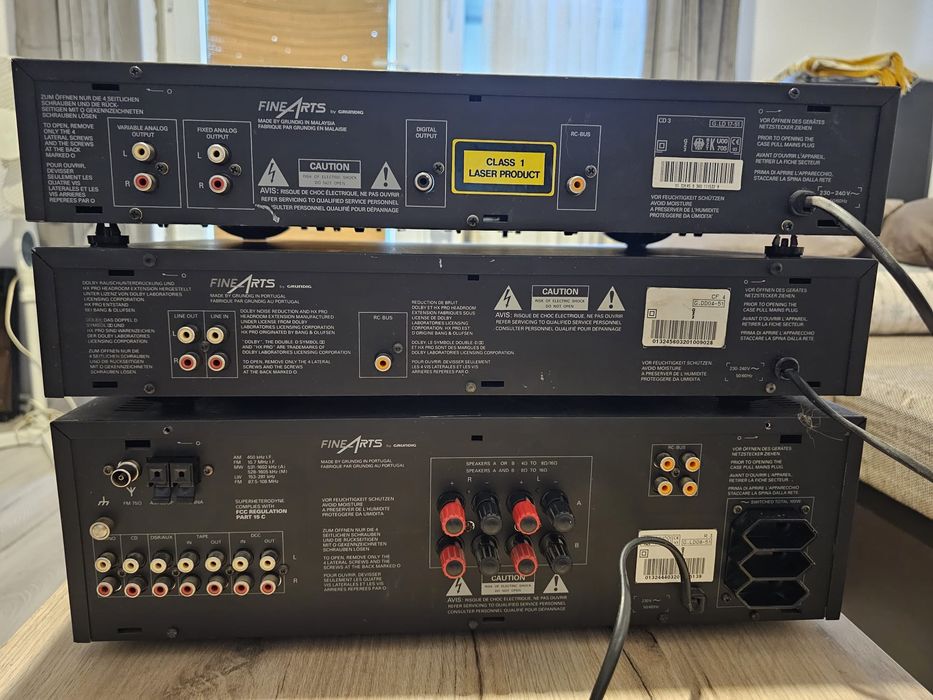 LINIE GRUNDIG FINE ARTS,Amplituner,Cd,deck3HEAD în stare buna de func