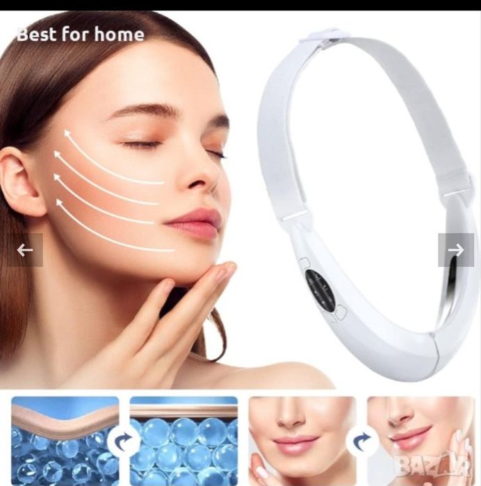 Уред за терапия на лице и двойна брадичка EMS V face beauty meter