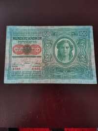 Bancnota 100 coroane Austroungaria.