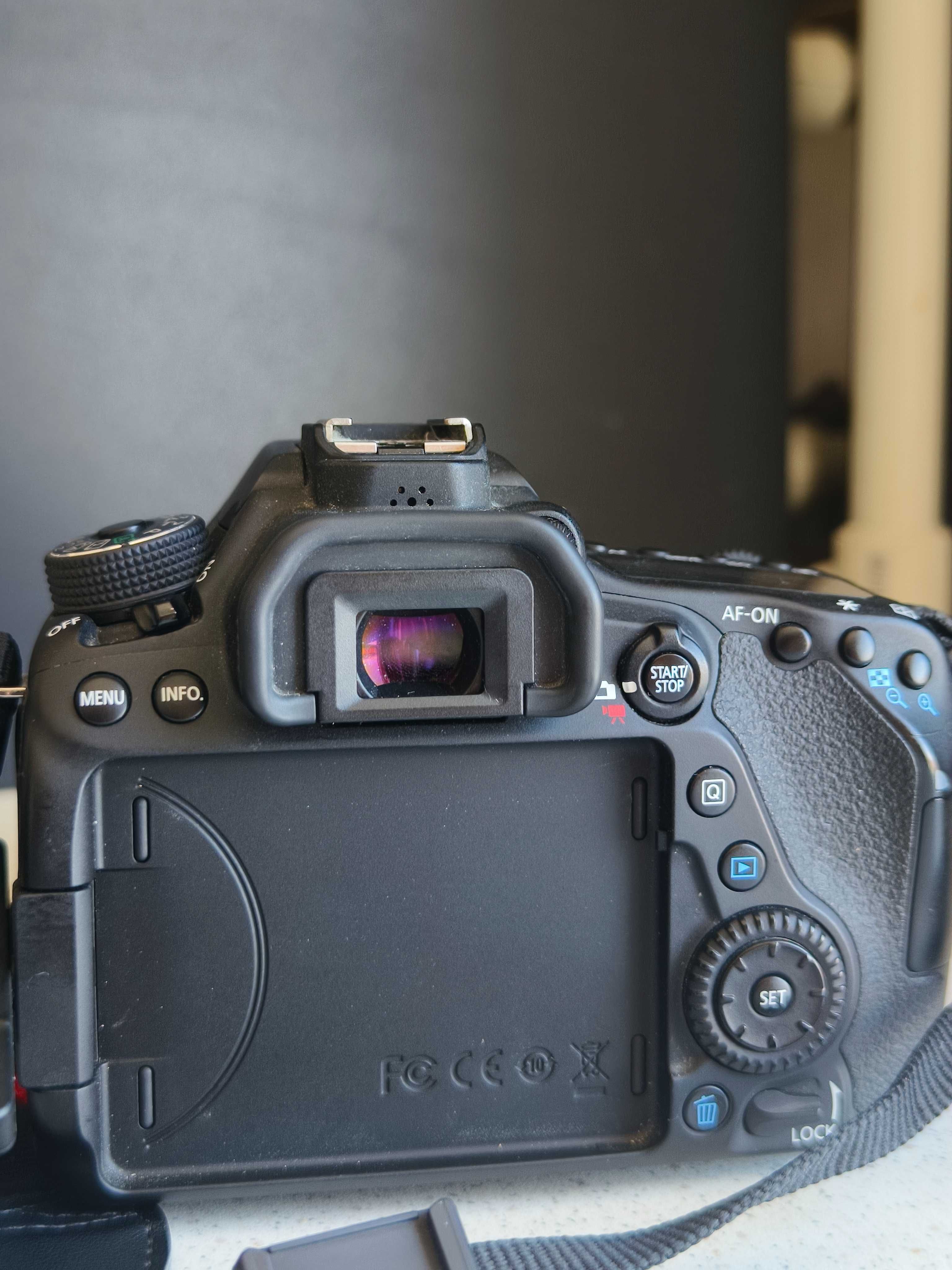 фотоапарат Canon 80d пълен комплект