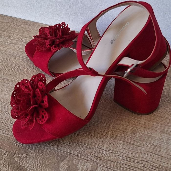 Sandale elegante roșii