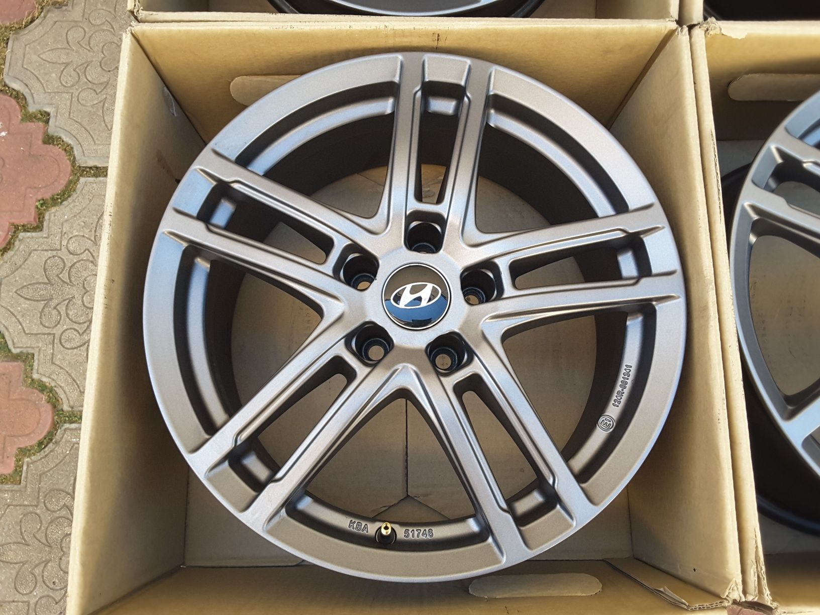 jante aliaj 17; 5x114,3; Hyundai Tucson, Kona, Elantra, i40