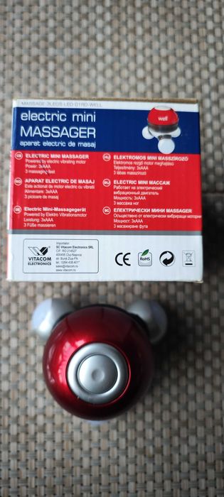 Aparat de masaj  LED, , ideal pentru spate,  masaj bland cu vibratii