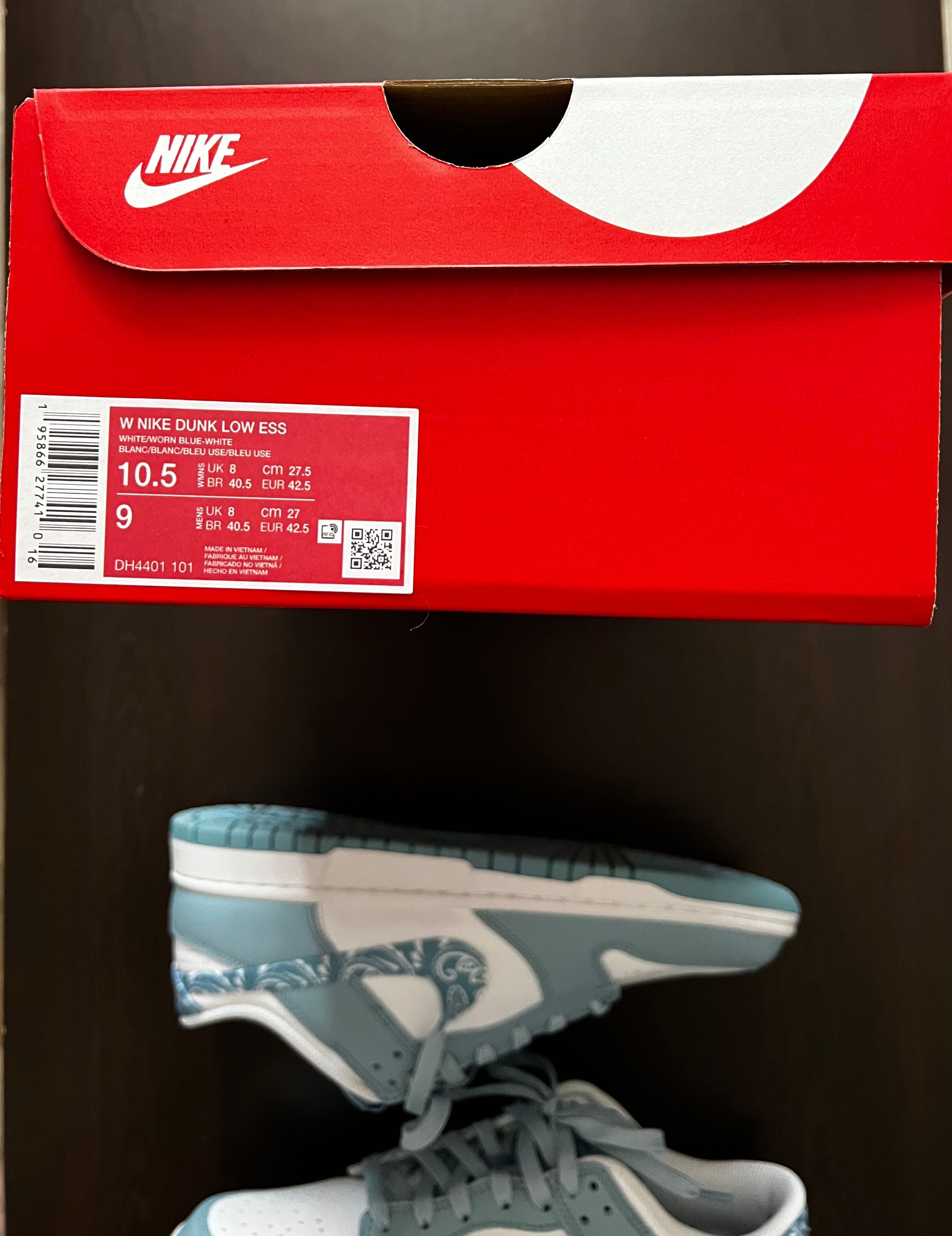 Nike Dunk Paisley Blue, marimea 42.5