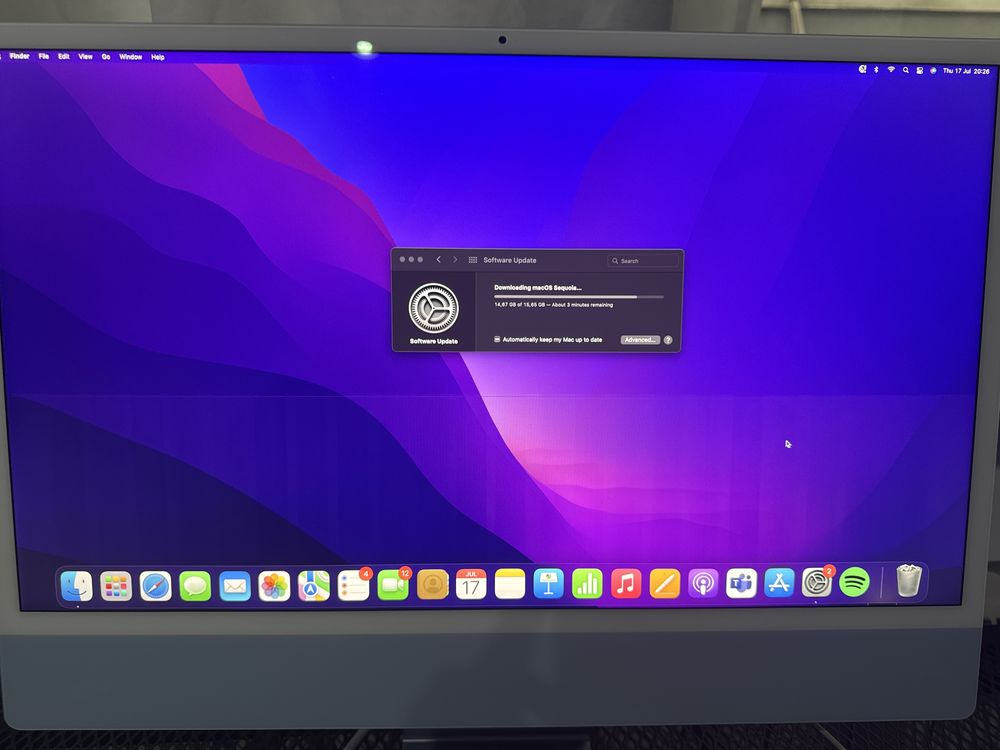 Apple Imac 24” Blue