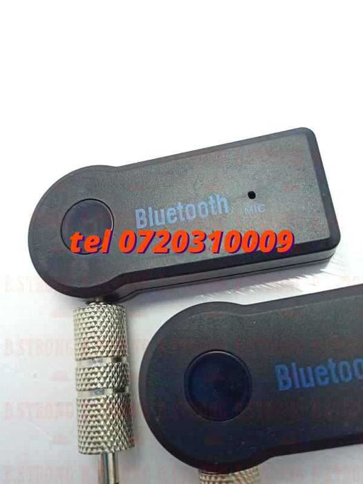 Adaptor Auxiliar Bluetooth Pentru Muzica Cu Mufa Jack Si Cablu