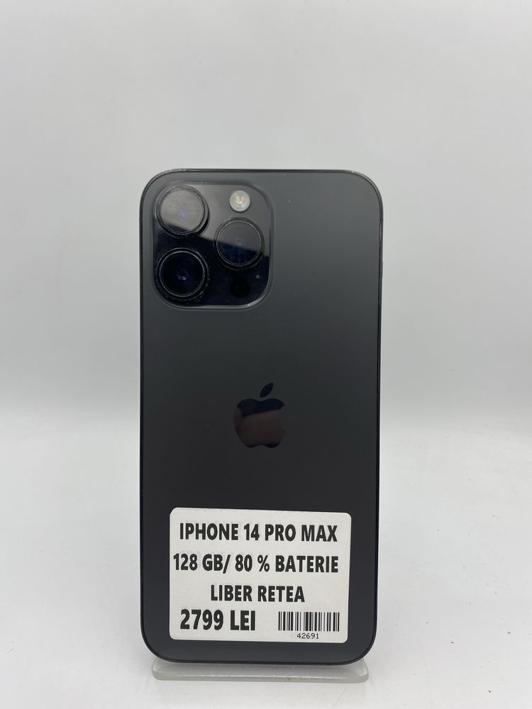 Iphone 14 Pro Max 128Gb/80 % Baterie GARANTIE/FACTURA #42691