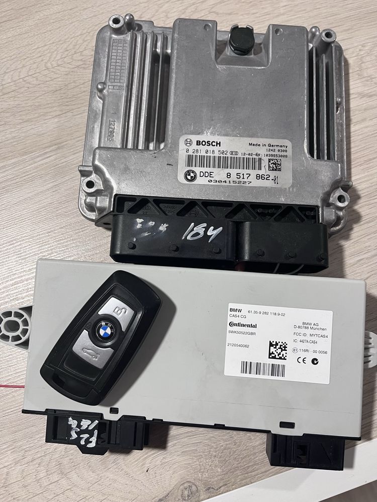 Компютър,CAS модул и ключ от Bmw x3 F25 xDrive20d (184)
