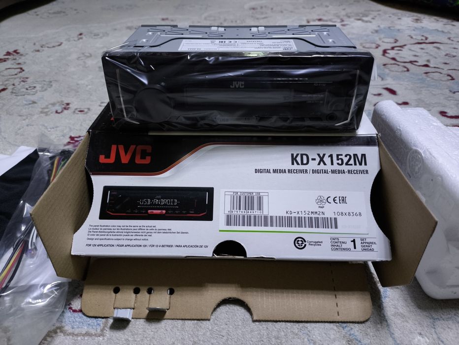 Магнитола JVC 1DIN. Оригинал. Новый.