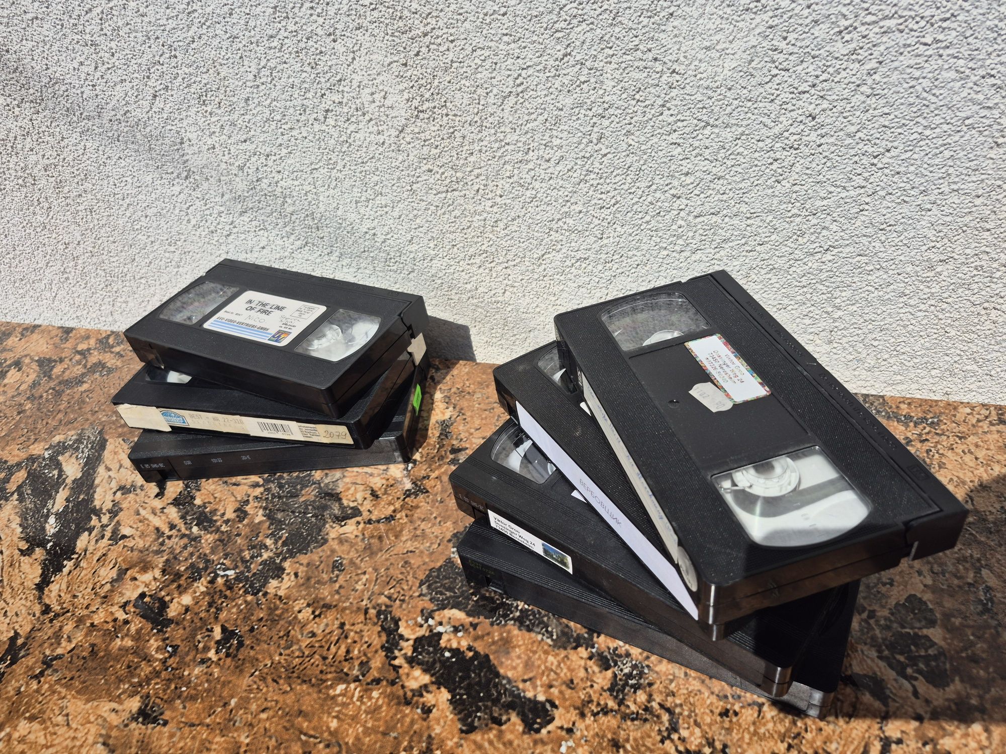 Vând lot 35 casete VHS originale, video casete filme actiune& seriale