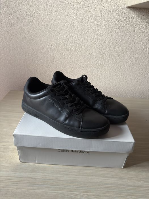 Adidasi Calvin Klein Jeans Classic Cupsole Laceup Piele