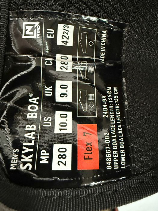 boots noi nitro skylab x volcom boa mondo 28 europa 42 2/3