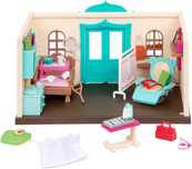 Set de joaca Lil' Woodzeez , clinică de sănătate,accesorii 35buc