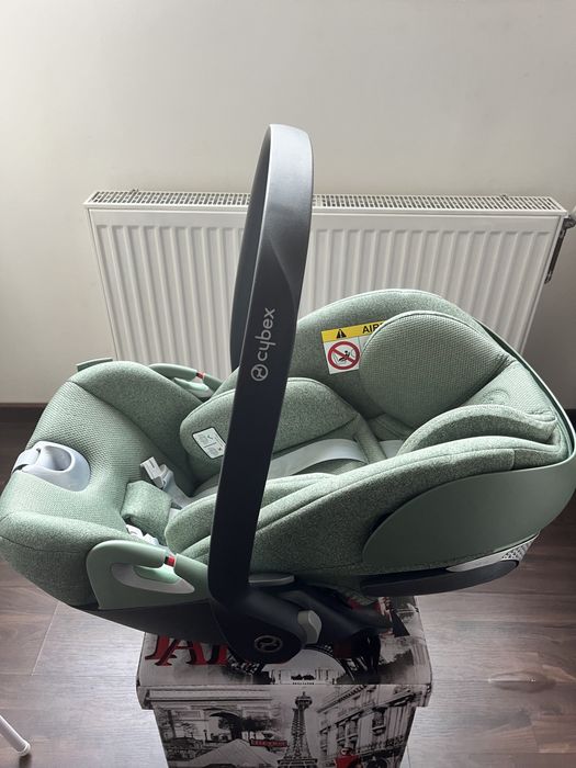 Scoica Cybex Cloud T Plus i-size, culoare Leaf green