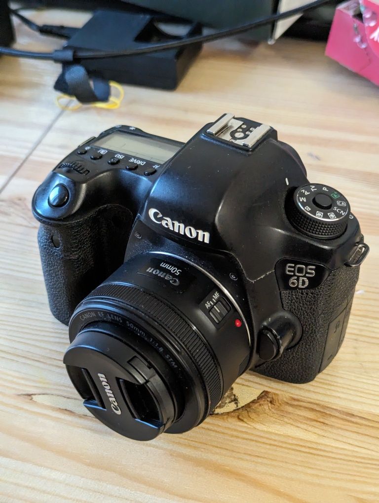 Canon 6d + obiectiv Canon EF 50mm f/1.8 STM