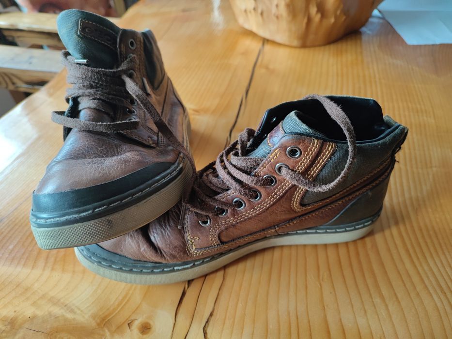 Мъжки  водоустойчиви боти до глезена Geox Amphibiox Respira обувки 40