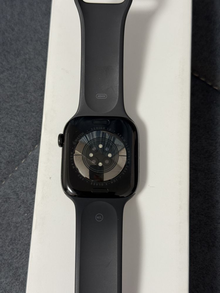 Apple Watch 10 46 mm, 100%, jet black, iwatch 10 46mm. iDeal. New