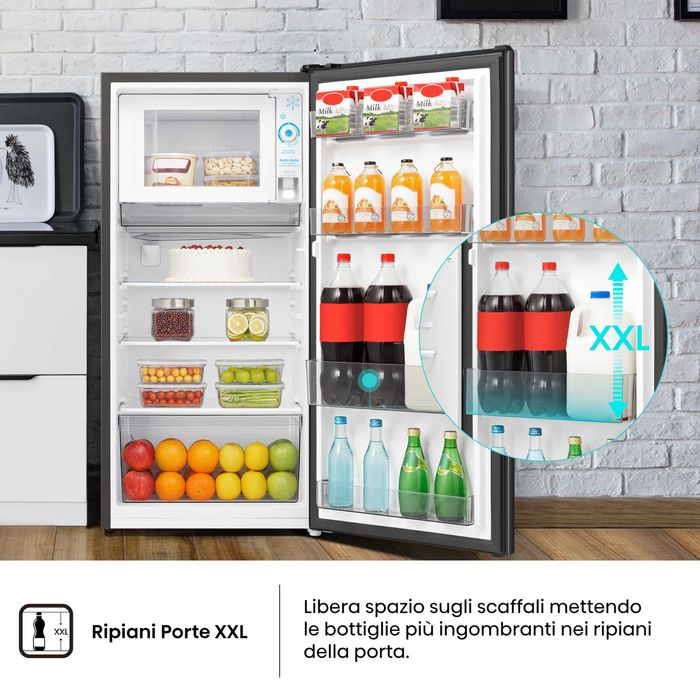 Frigider Compact Hisense MUR52151BE 150 L, Negru, Nou, Sigilat