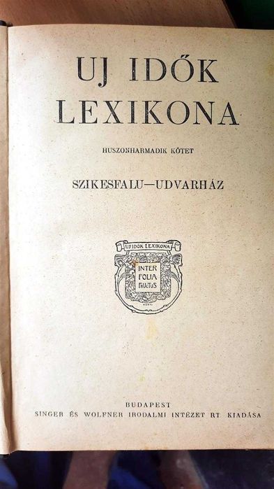 Új Idők Lexikona ediția completă