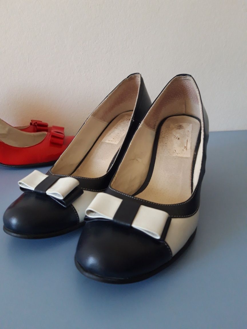 Pantofi comozi piele măr.37