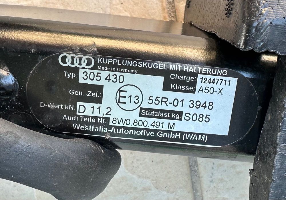 Теглич ел.тегличи за Ауди А4 Б9 Audi A4 8W B9
