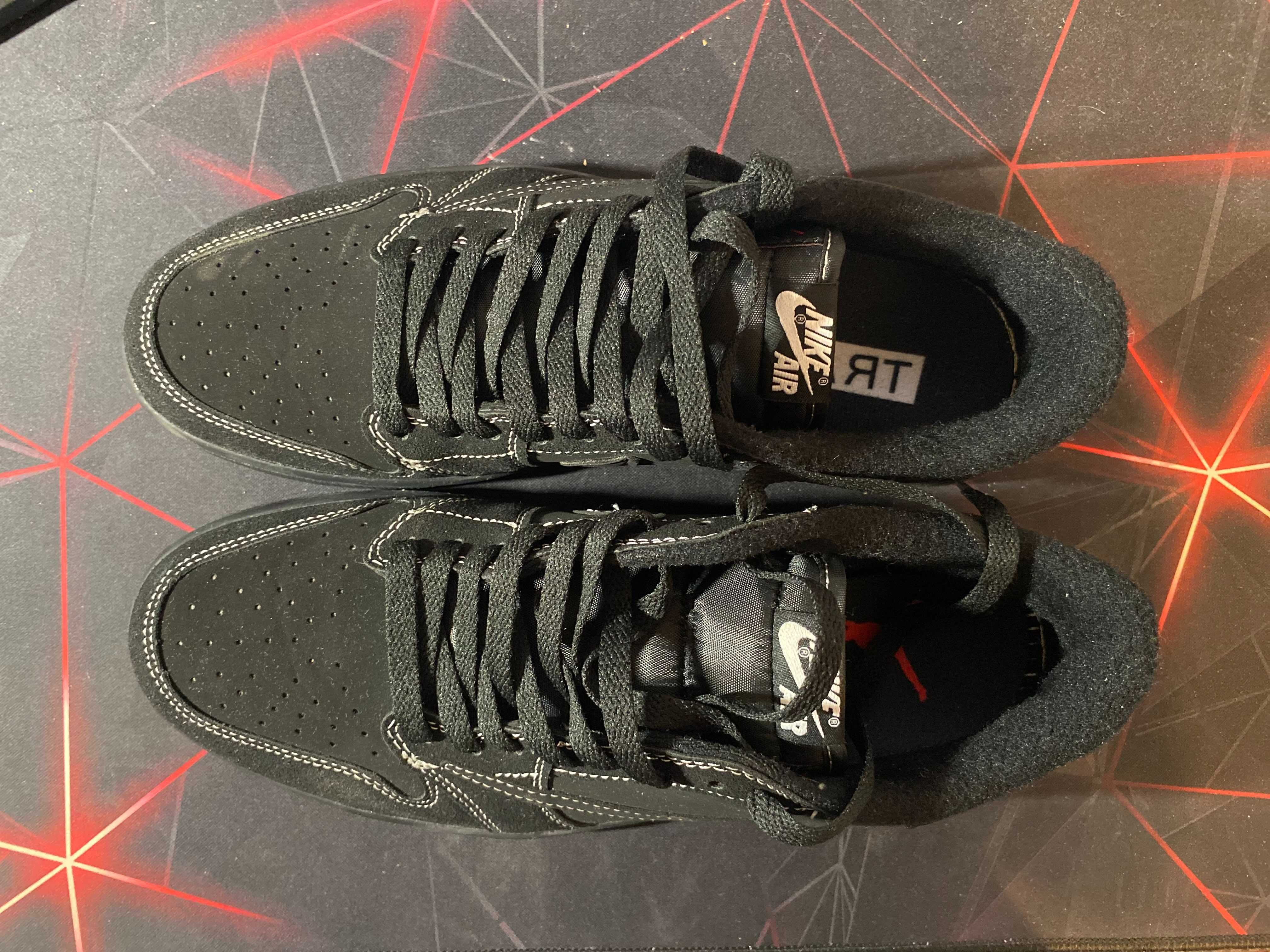 Jordan 1 x Travis Scott Black Phantom Low