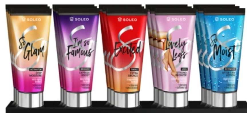 Crema pentru solar Soleo, pentru saloane si private. Preturi reduse