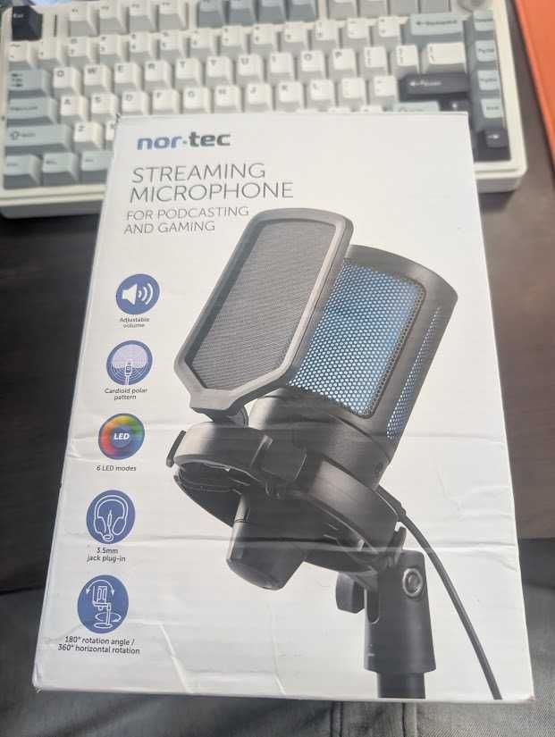NorTec стриймърски микрофон