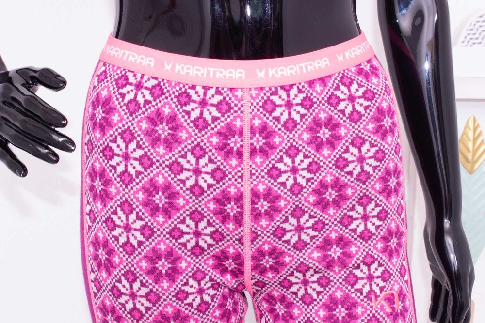 Kari Traa дамски клин лилав термо бельо от мериносна вълна М