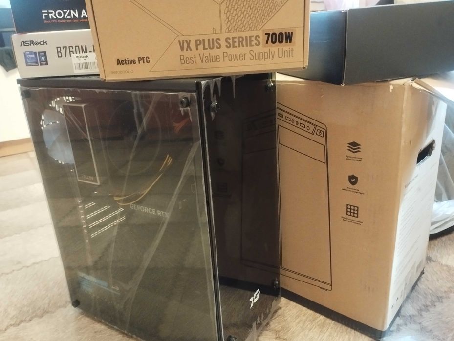 Игровые ПК СoreCi5 12400F/B760M/M2 512Gb/HDD 1TRb/32GbDDR4/RTX4060