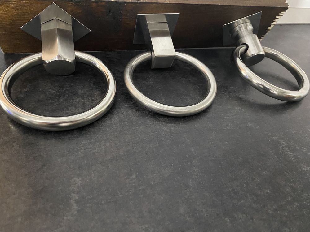 Manere/ inele cavou inox brut