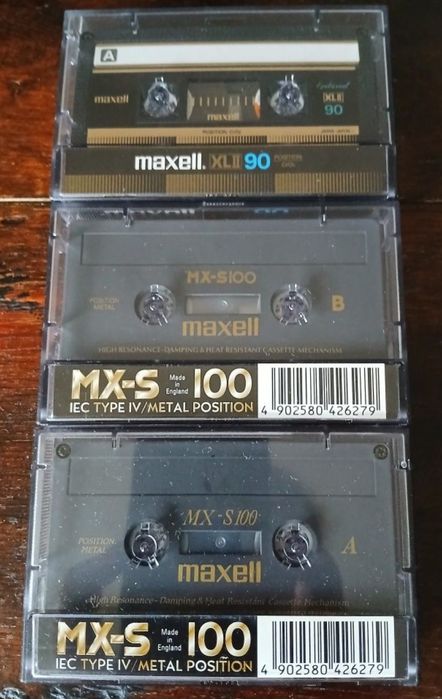 Lot de 5 casete audio Maxell MX-S METAL 100min și XLII 90min Epitaxial