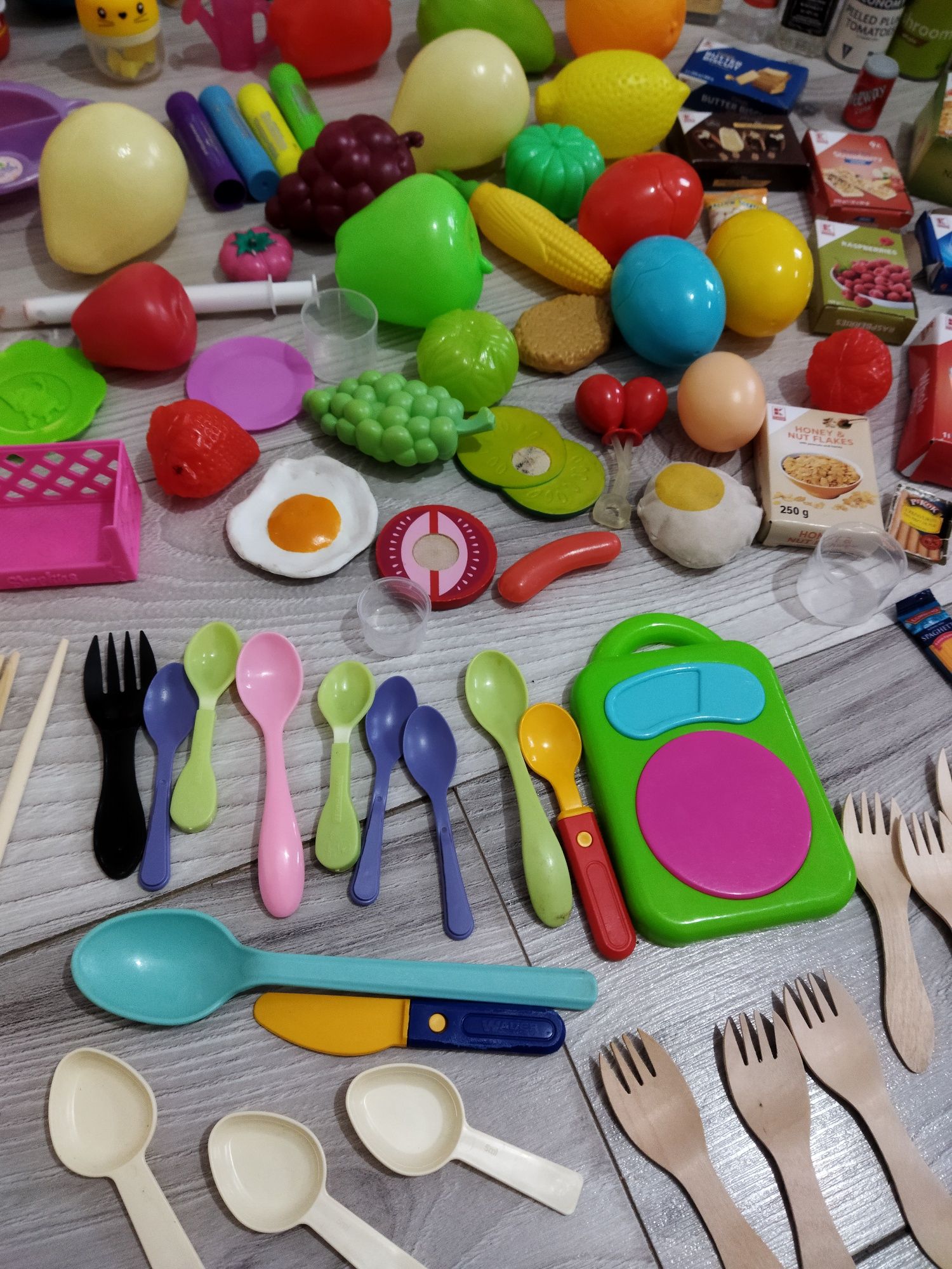 Lot de jucării accesorii mâncare fructe legume băutură bucătărie copii