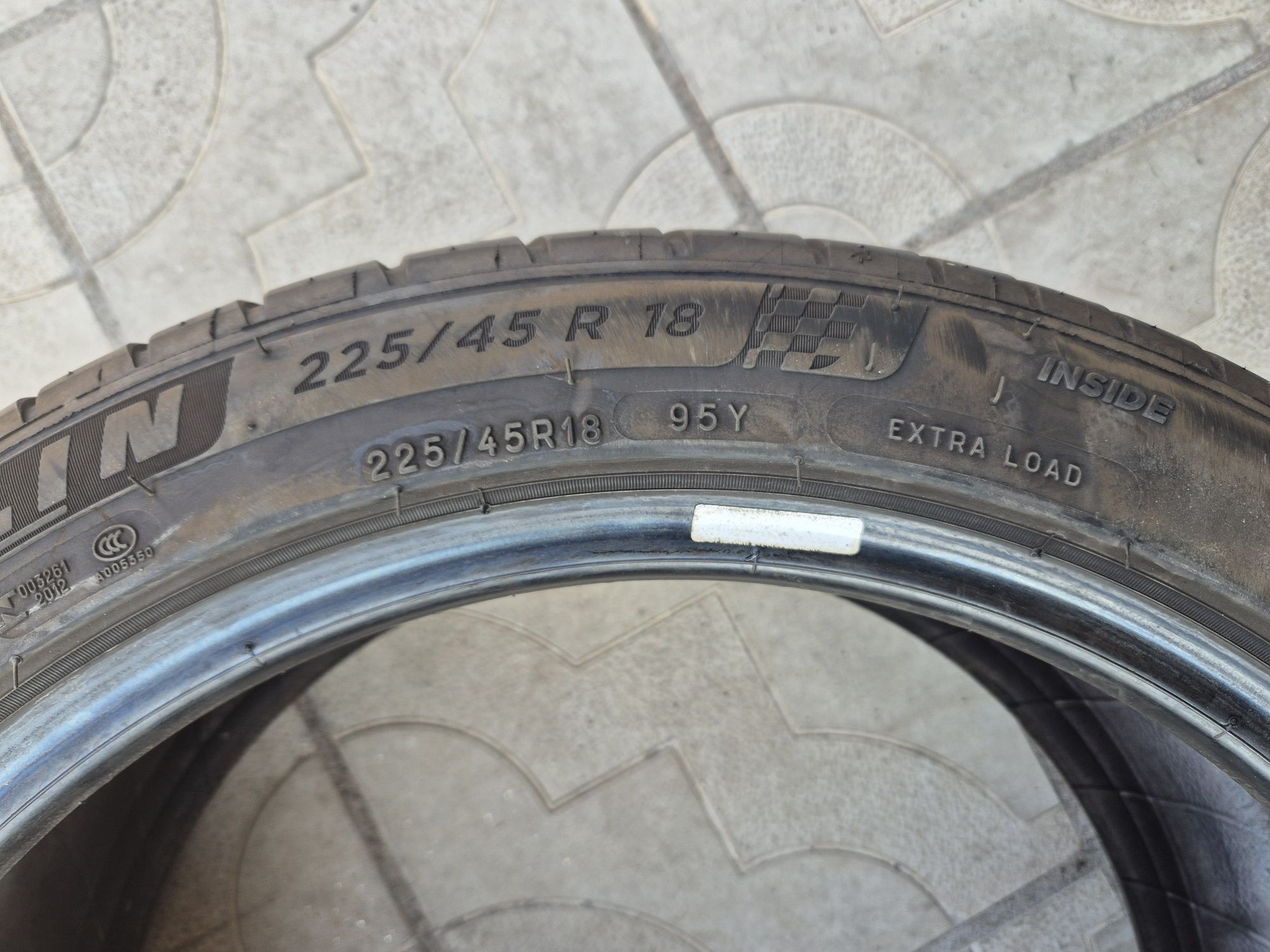 1бр.лятна гума 225/45/18 95Y Michelin Pilot Sport 4 /22г.