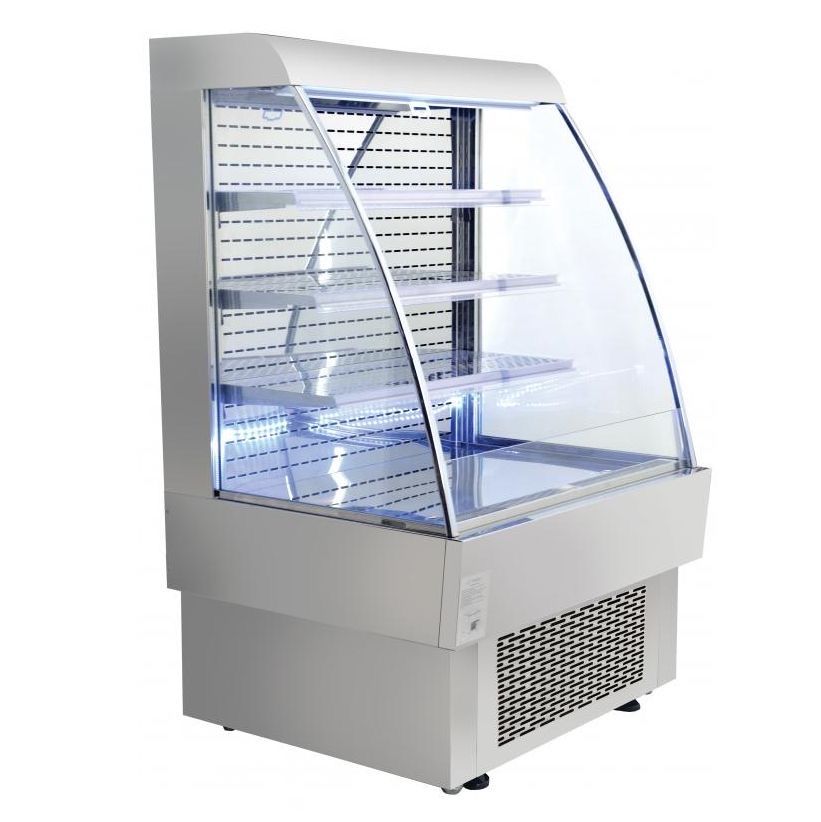 Vitrina frigorifica cu perdea de aer si led