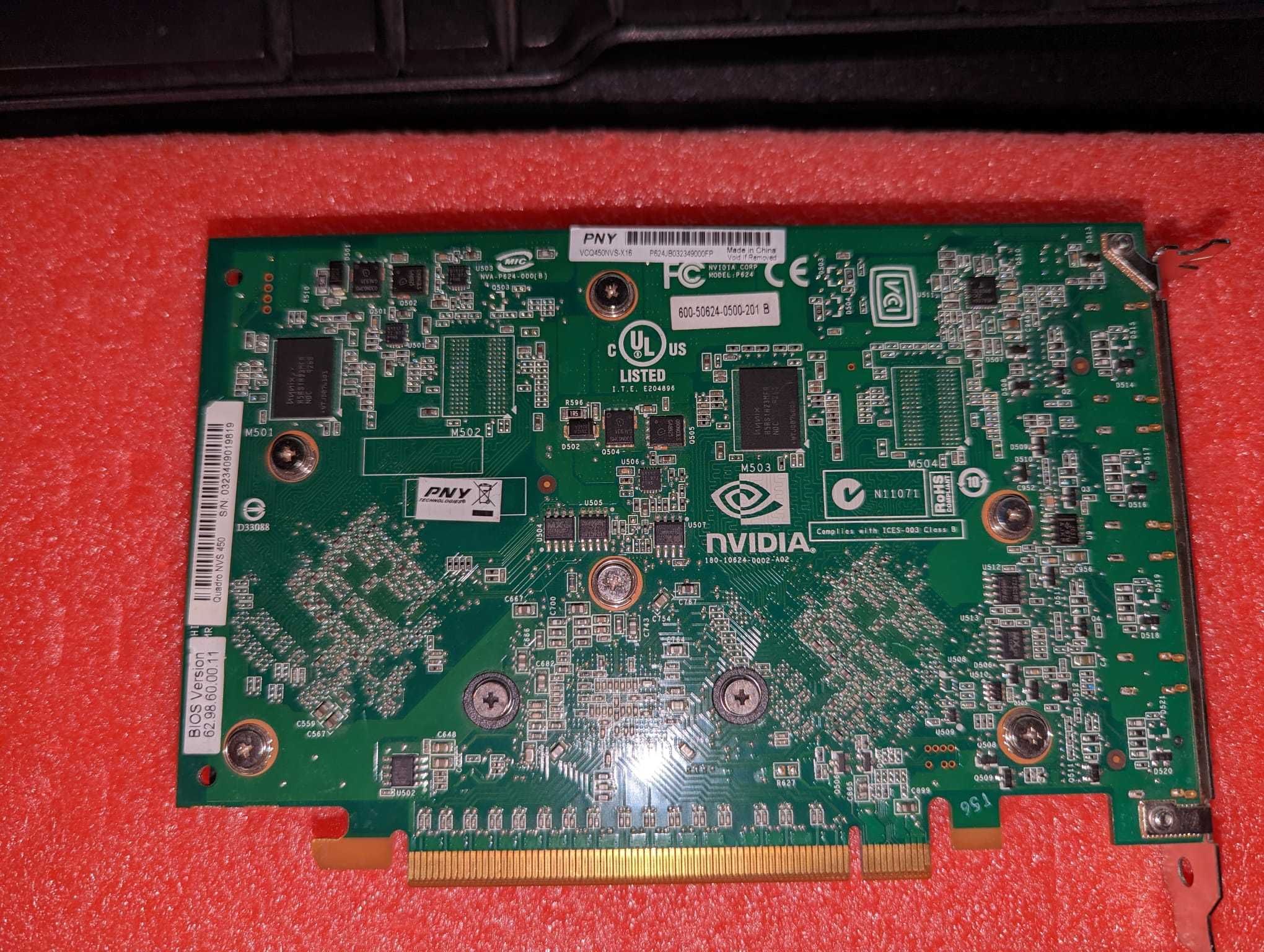 Placa video Nvidia Quadro NVS 450 cu 4 display port