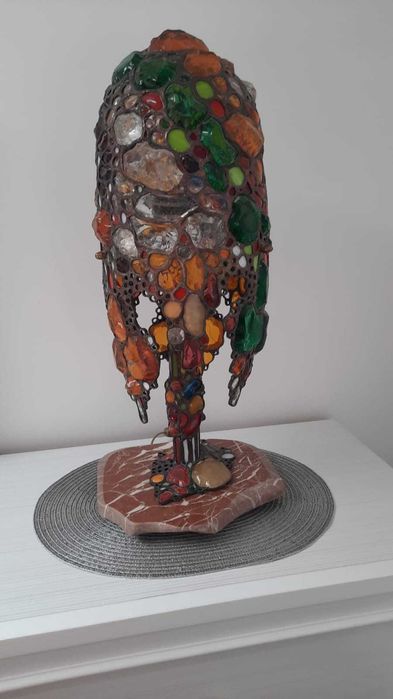 Vand vitraliu lucrat manual/veioza