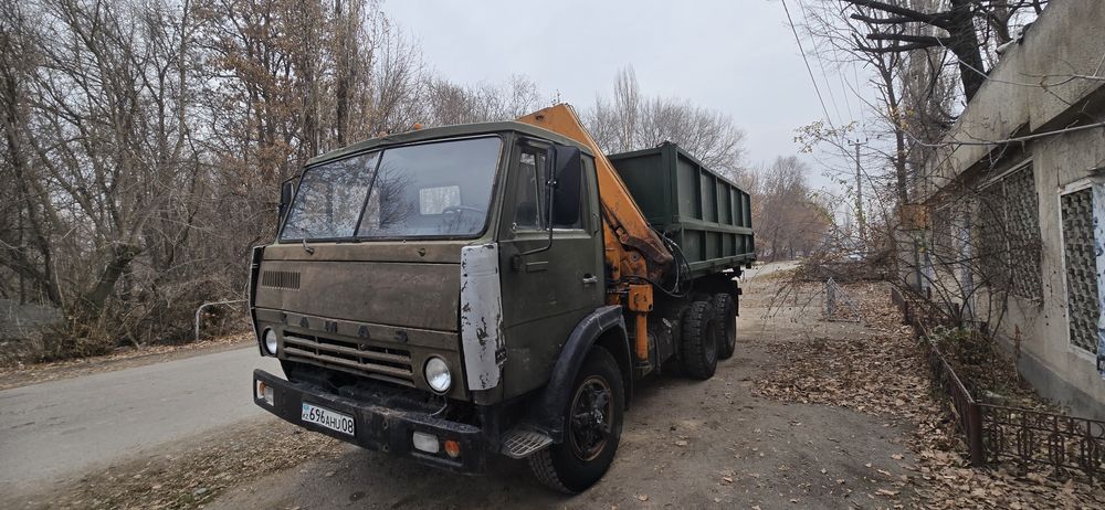Камаз, манипулятор, самосвал