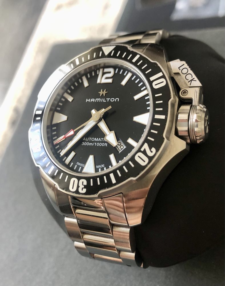 Hamilton Khaki Navy Frogman full box