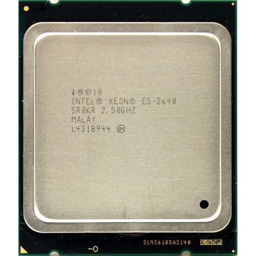 Процесор CPU Intel XEON E5-2640 6/12 core шестядрен 2011 15MB CACHE